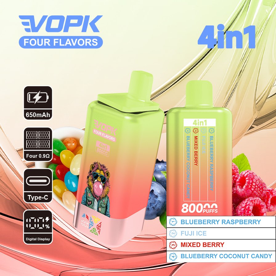 FOUR FLAVORS80000 - Premium Disposable Vape Preview