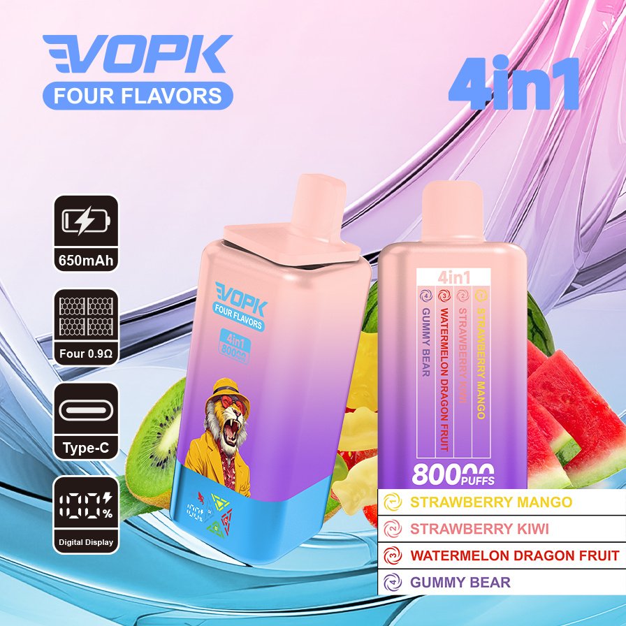 FOUR FLAVORS80000 - Premium Disposable Vape Preview